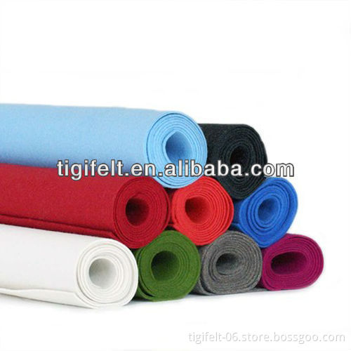 100% pure colour wool felt with good quality